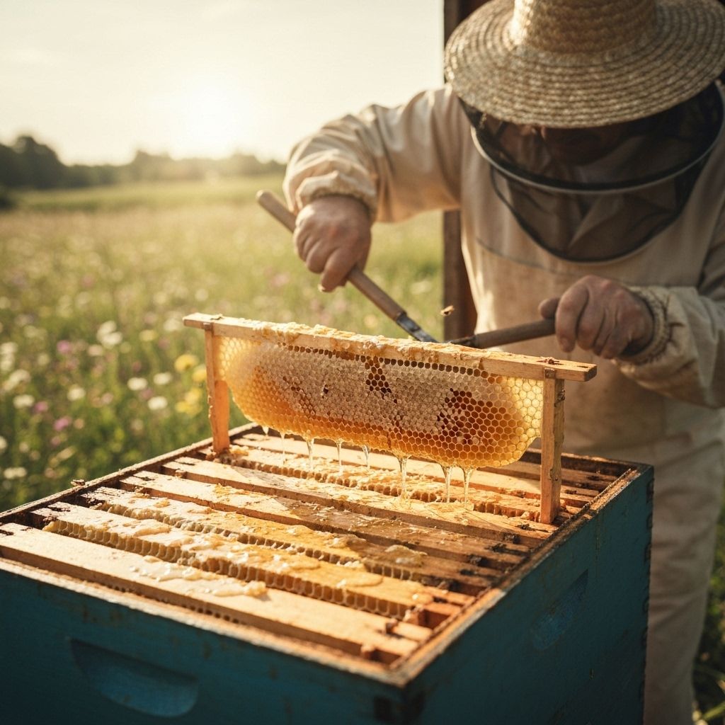 El Proceso de Extracción de Miel